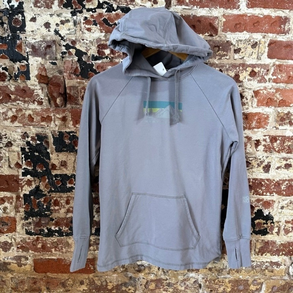 Rove No Pain No Gain Gray Mountains Hoodie Outdoor Womens XS